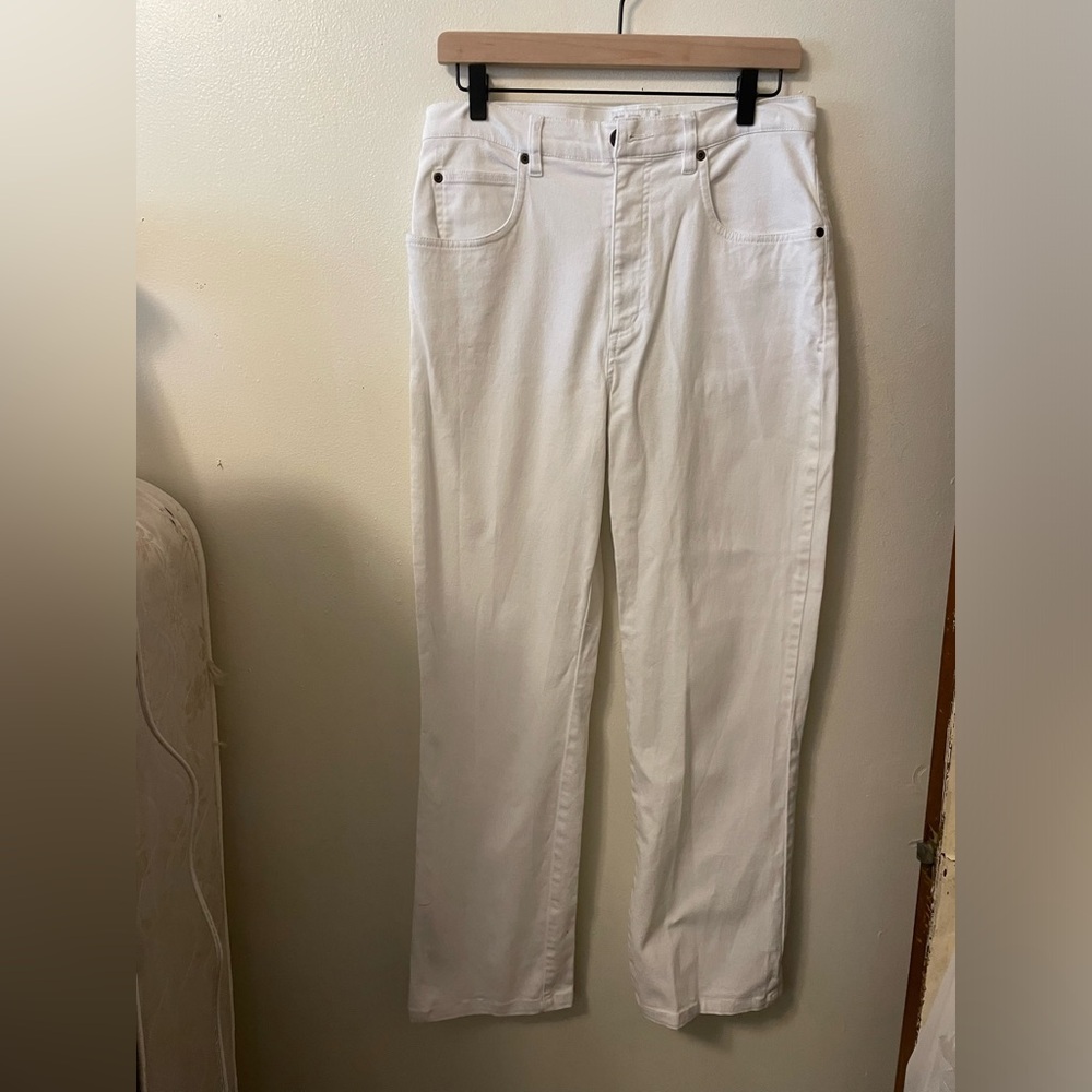 French dressing, size 10, women’s white jeans